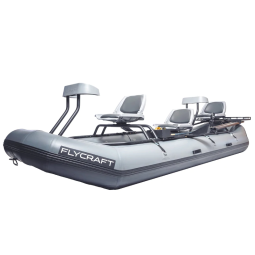 FLYCRAFT’S INFLATABLE FISHING BOAT: GUIDE PRO PACKAGE (3-MAN)