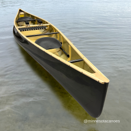 Wenonah Escapade 16.5ft Graphite Ultra-light Tandem Solo Wood Gunwale Canoe